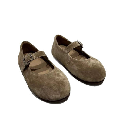 Orthopedic Balance Mary Jane Shoes - Leather Buckle Comfort