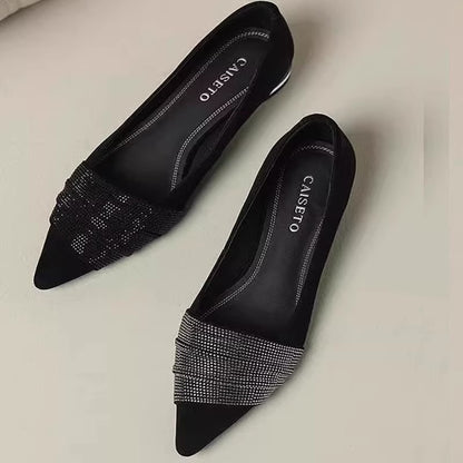 Orthopedic Balance | Pointed Toe Colorblock Ballet Flats