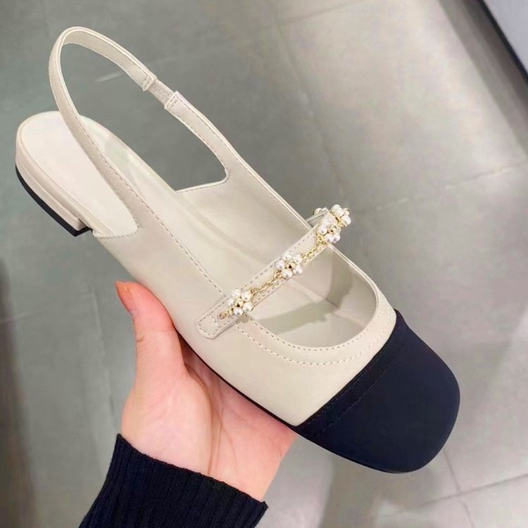 Orthopedic Balance Flat Shoes - Square Toe Elastic Band