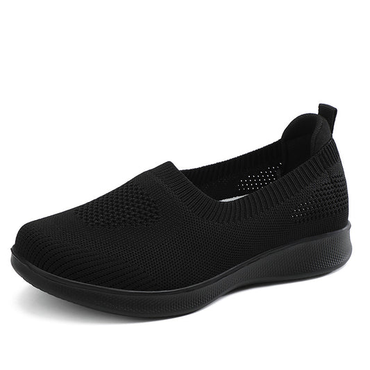 Orthopedic Balance Women’s Breathable Slip-On Sneakers – Lightweight Comfort Walking Shoes