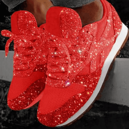 Adrianna | Sparkle Glitter Orthopedic Fashion Sneakers with Cushioned Support