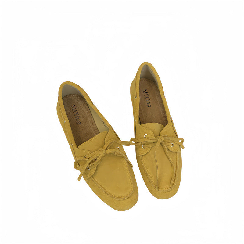 Orthopedic Balance Retro Low-Top Shoes With Round Toe - Unique Style