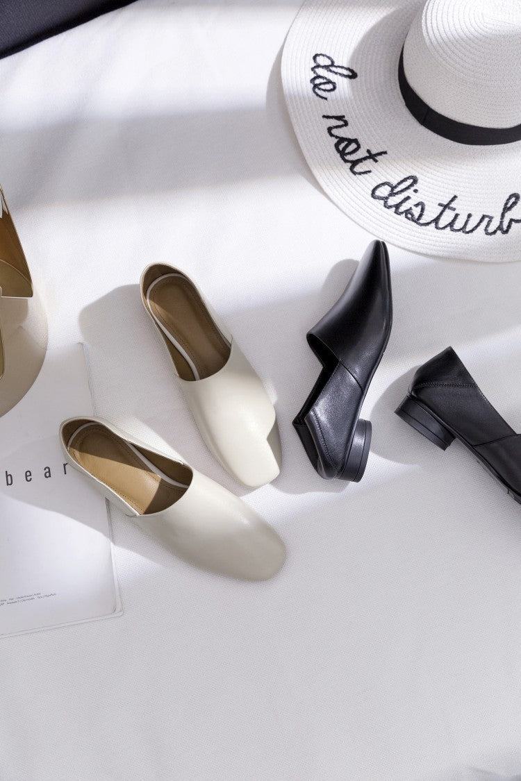 Orthopedic Balance Women's Flat Shoes - Square Toe Comfort