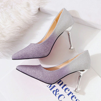 Orthopedic Balance Sexy Gradient Pointed Stiletto Pumps - Unique Elegance