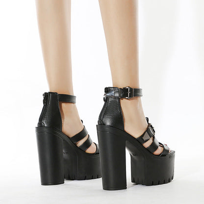 Orthopedic Balance Custom Heeled Sandals  - Unique Elegance