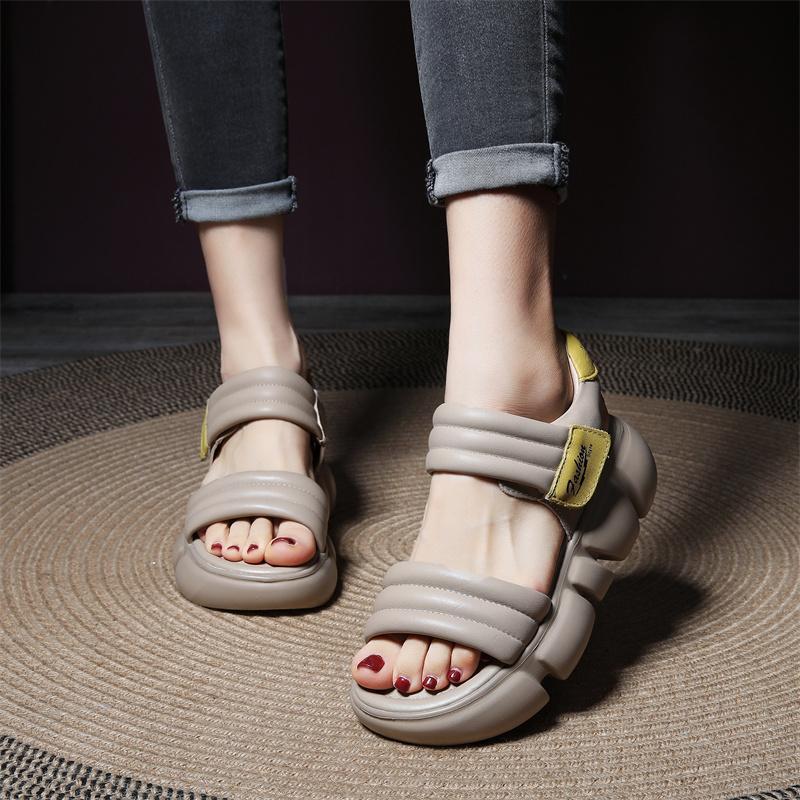 Orthopedic Balance Chunky Platform Adjustable Strap Sandals