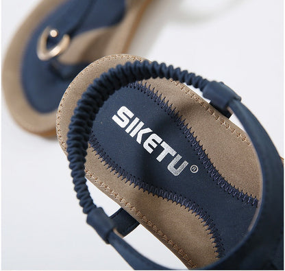 Orthopedic Balance Flat Heel Sandals - Summer Elegance And Comfort