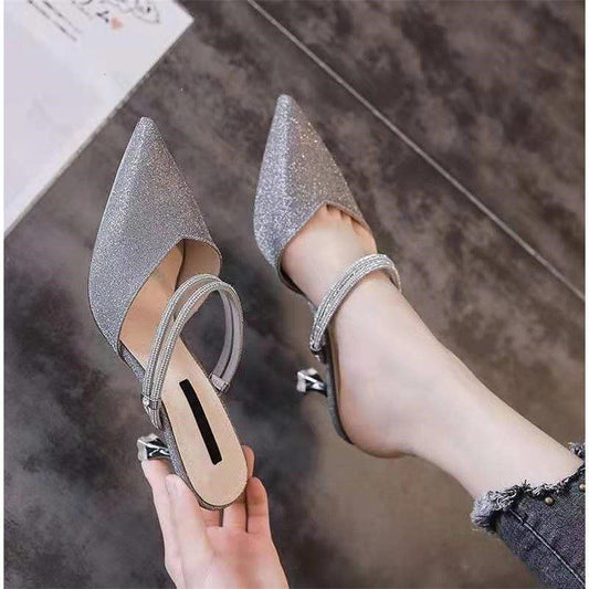 Orthopedic Balance Baotou Stiletto Sandals - Unique Elegance
