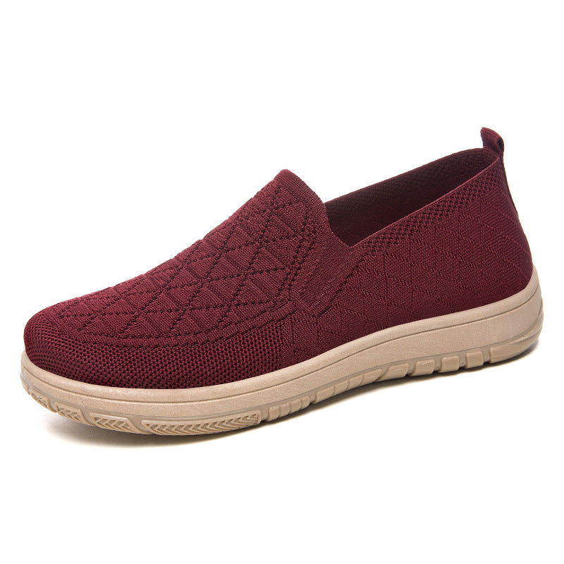Orthopedic Balance Women’s Slip-On Comfort Shoes – Lightweight Breathable Walking Flats
