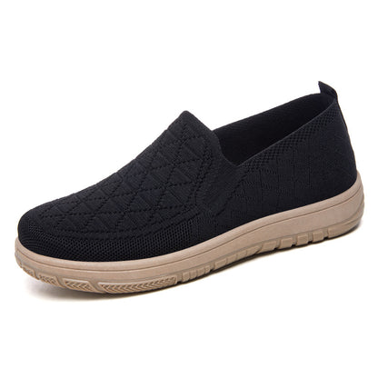 Orthopedic Balance Women’s Slip-On Comfort Shoes – Lightweight Breathable Walking Flats