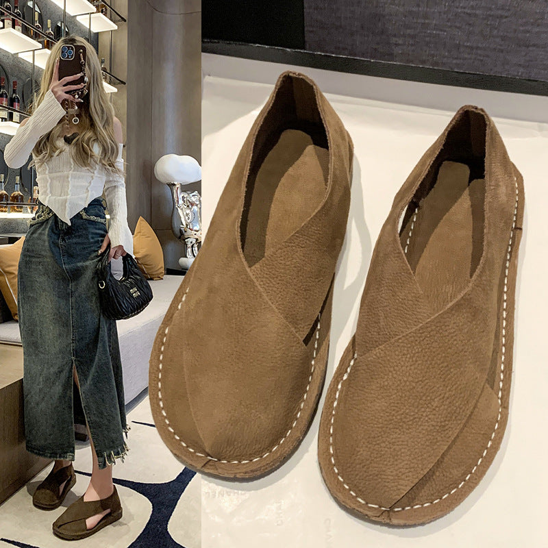 Orthopedic Balance Round-Toe Roman Sandals - Comfort And Style