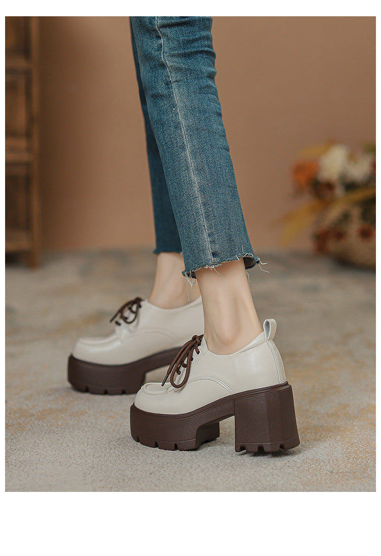 Orthopedic Balance Loafers - Chunky Sole, Thick Heel