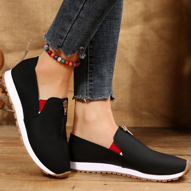 Orthopedic Balance Zip Loafers - Non Slip Comfort Shoes