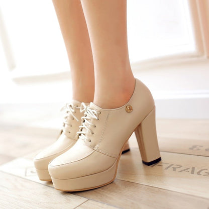 Orthopedic Balance Chunky Heel Pumps - Unique And Vintage Style