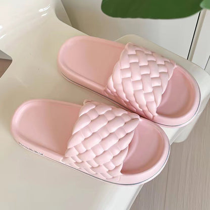 Orthopedic Balance Cloud Cushion Slides – Ultra-Soft Woven Comfort Slippers