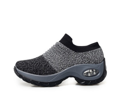 Orthopedic Balance Soft And Lightweight Woven Rocking Shoes For Dancing