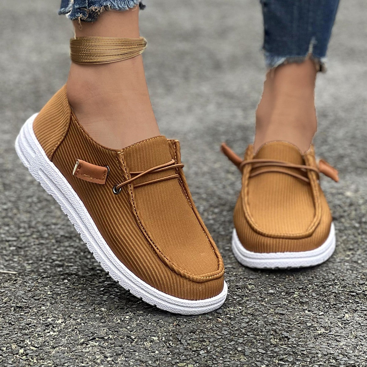 Orthopedic Balance | Women’s Slip-On Comfort Loafers – Lightweight Casual Walking Shoes