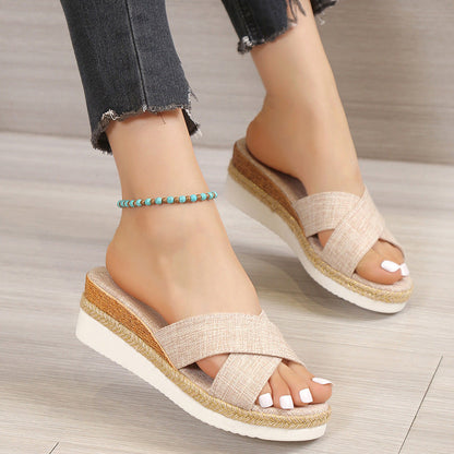 Orthopedic Balance Hemp Wedge Sandals - Summer Uniqueness