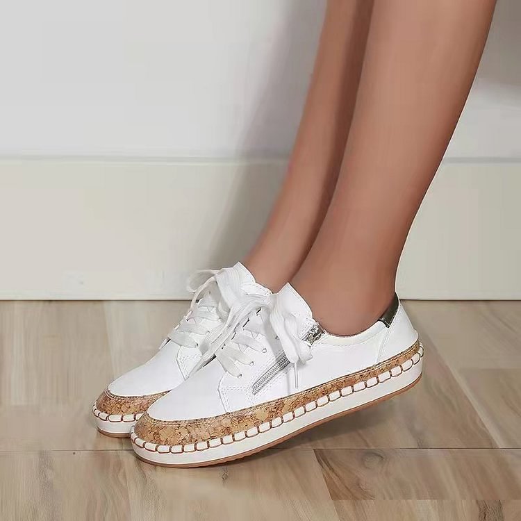 Camila | Floral Canvas Espadrille Sneakers – Lightweight Comfort