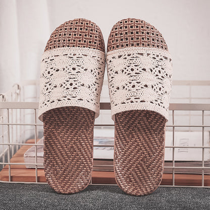 Yuliana | Women’s Orthopedic Woven Comfort Slide Slippers