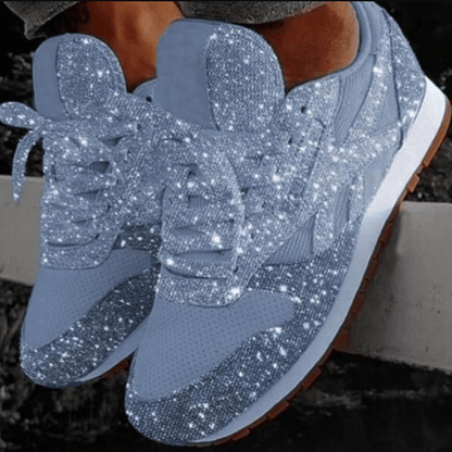 Adrianna | Sparkle Glitter Orthopedic Fashion Sneakers with Cushioned Support