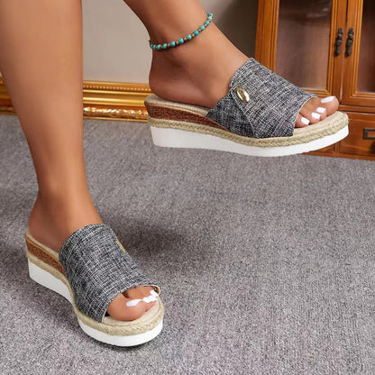 Orthopedic Platform Comfort Slide Sandals