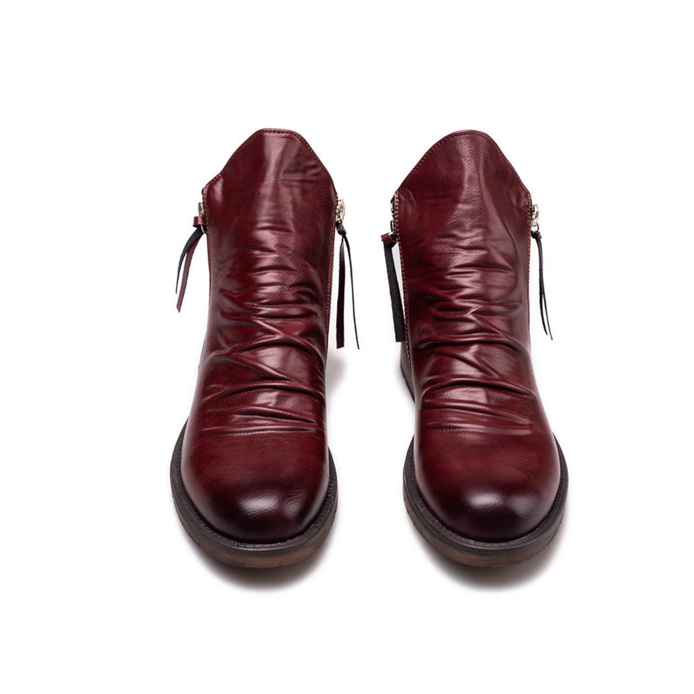 Daniel | Double side zipper non-slip men's boots