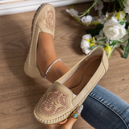 Orthopedic Balance Retro Flat Loafers  With A Unique Vintage Look