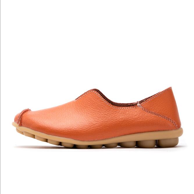 Orthopedic Balance Flat Shoes In Genuine Leather - Unique Elegance