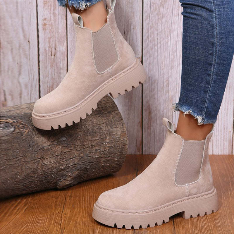 Orthopedic Balance Ankle Boots - Chunky Platform Comfort