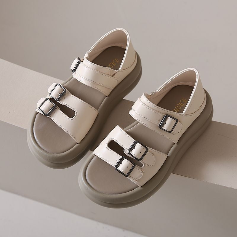 Orthopedic Balance | Double Buckle Platform Sandals