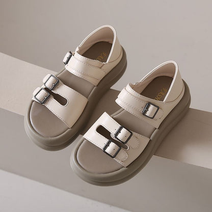 Orthopedic Balance | Double Buckle Platform Sandals
