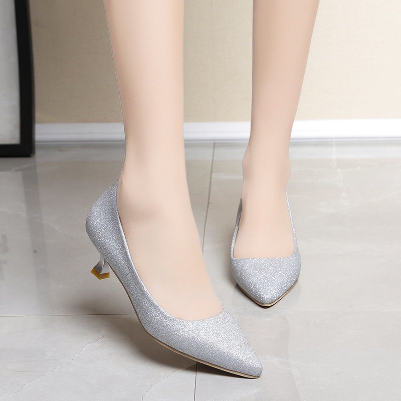 Orthopedic Balance Low-Cut Heel Shoes - Elegant Support