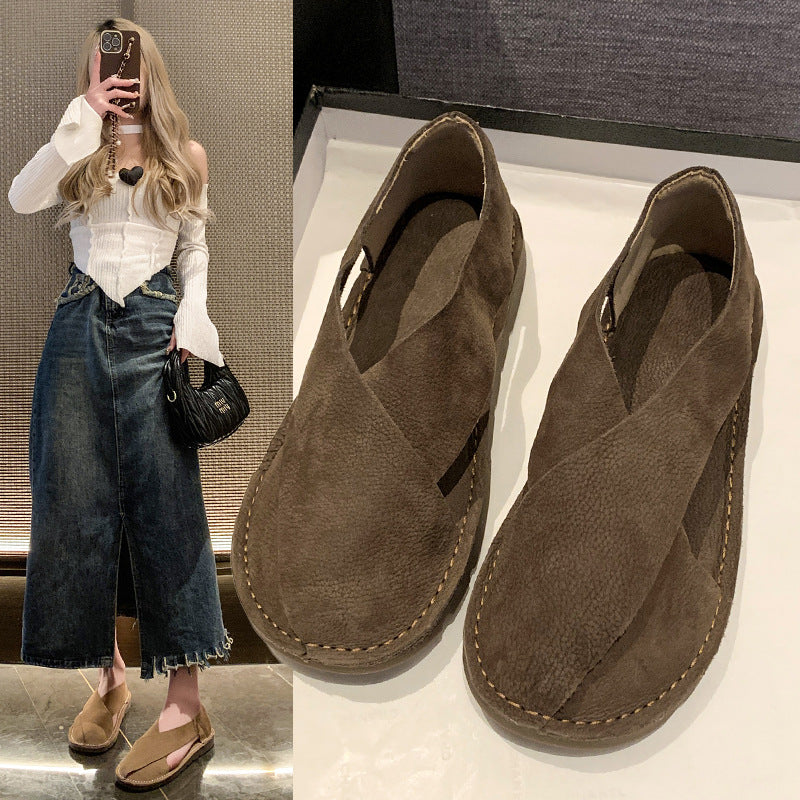 Orthopedic Balance Round-Toe Roman Sandals - Comfort And Style