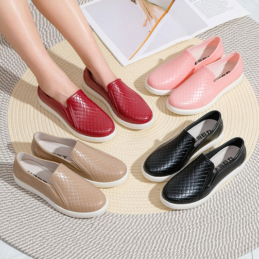 Orthopedic Balance | Perforated Leather Slip-On Comfort Shoes