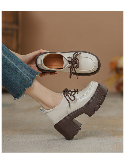 Orthopedic Balance Loafers - Chunky Sole, Thick Heel