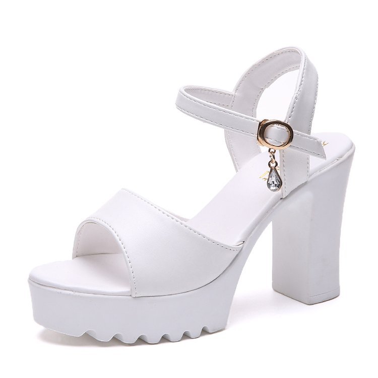 Orthopedic Platform Block Heel Sandals