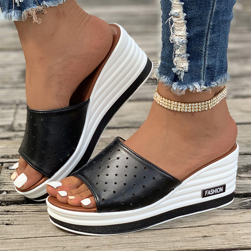 Orthopedic Balance Fish Mouth Heeled Sandals: Unique Summer Elegance