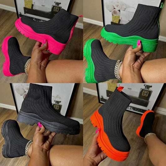 Merida | VibeStep Orthopedic Chunky Sock Sneakers