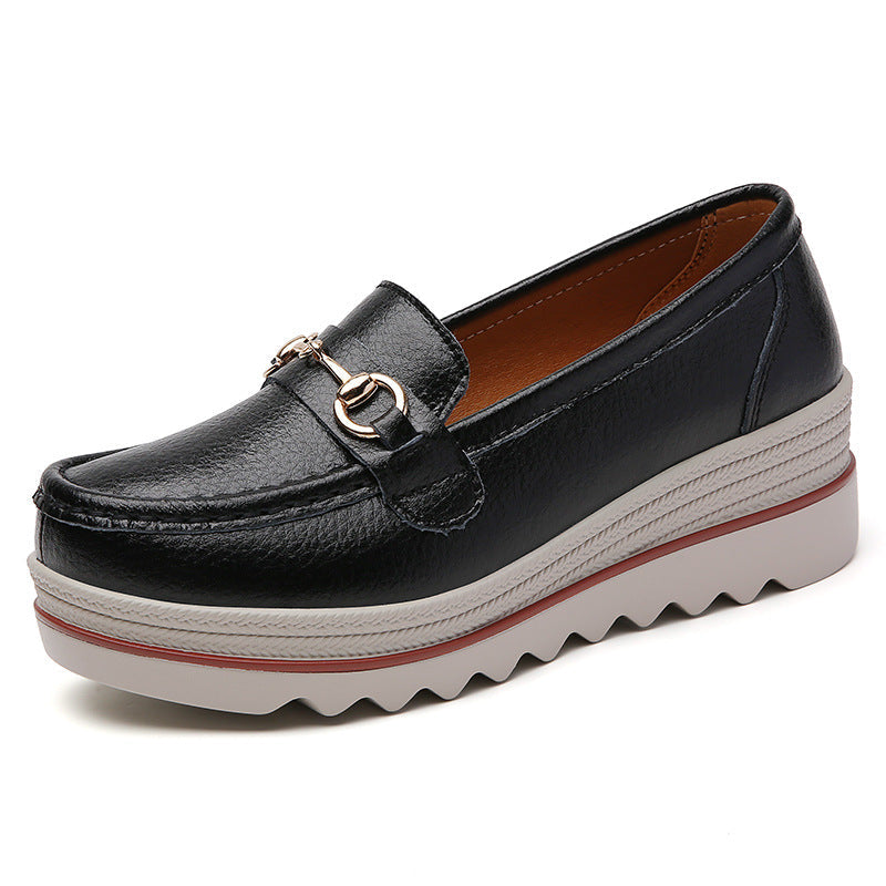Orthopedic Balance Leather Slip-On Shoes - Oversized Comfort