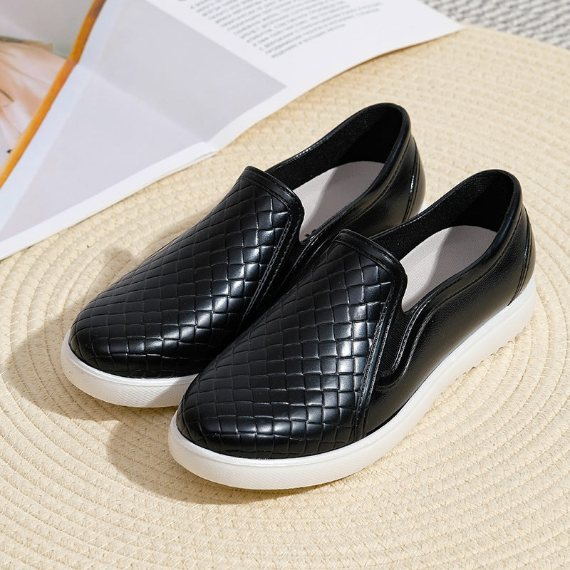 Orthopedic Balance | Perforated Leather Slip-On Comfort Shoes