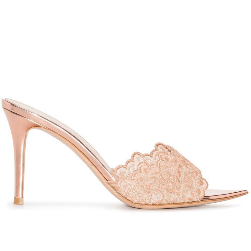 Orthopedic Balance Lace-Up Stiletto Heels - Unique Elegance
