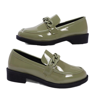 Orthopedic Balance Leather Loafers - Thick Sole Comfort