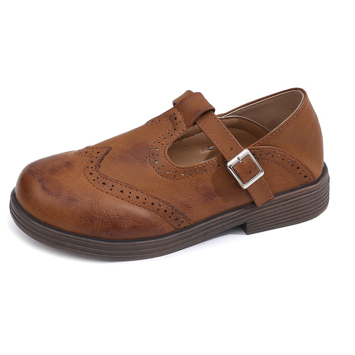 Orthopedic Balance Classic Mary Jane Loafers – Vintage Buckle Comfort Shoes