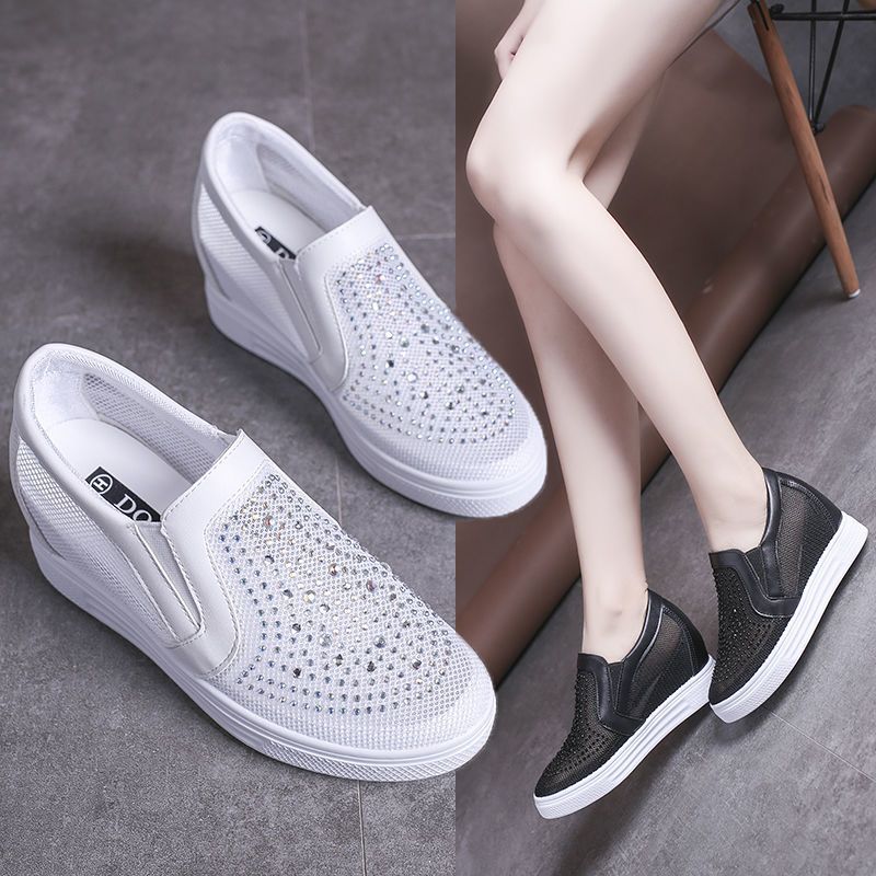 Orthopedic Balance Mesh Sneakers - Hidden Heel Comfort