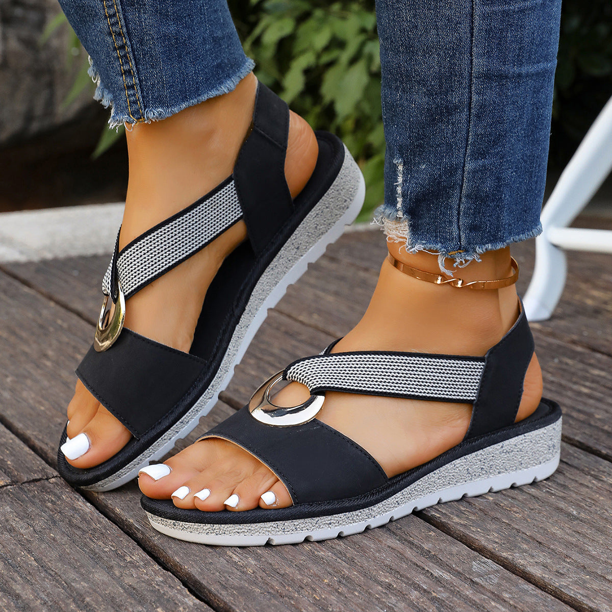 Orthopedic Balance | Comfort Strap Platform Sandals
