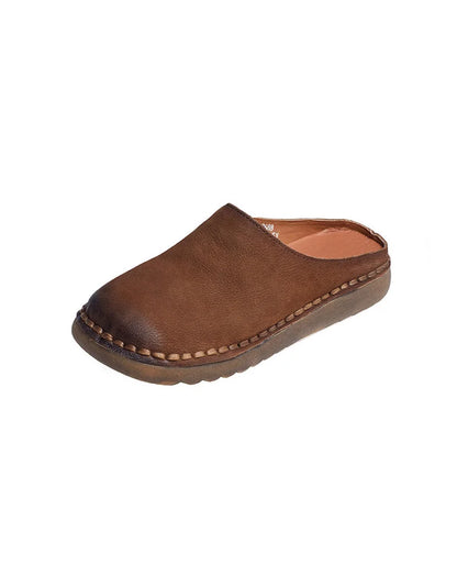 Maren | Soft Leather Slip-On Comfort Mules