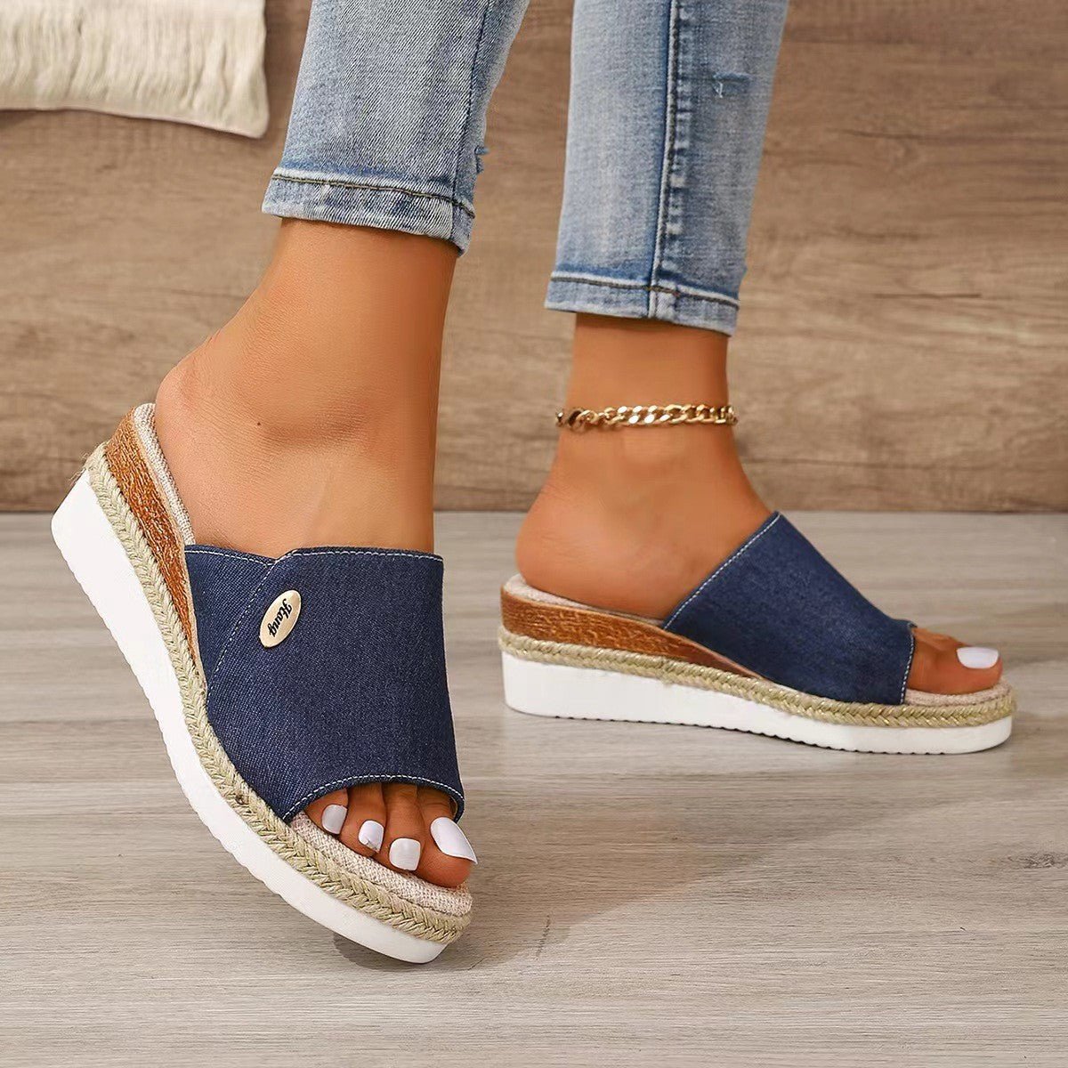 Orthopedic Platform Comfort Slide Sandals