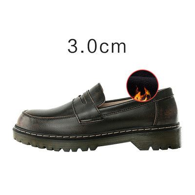 Orthopedic Balance Leather Loafers - Round Toe Low Heel