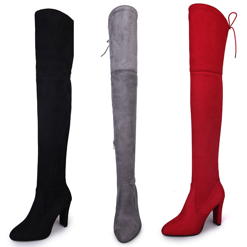Cassy | High Heel Knee High Boots